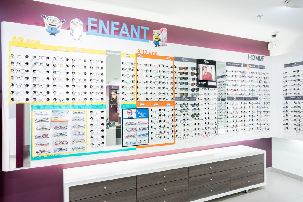 Magasin Opticien C.C. Auchan 57280 SEMÉCOURT intérieur