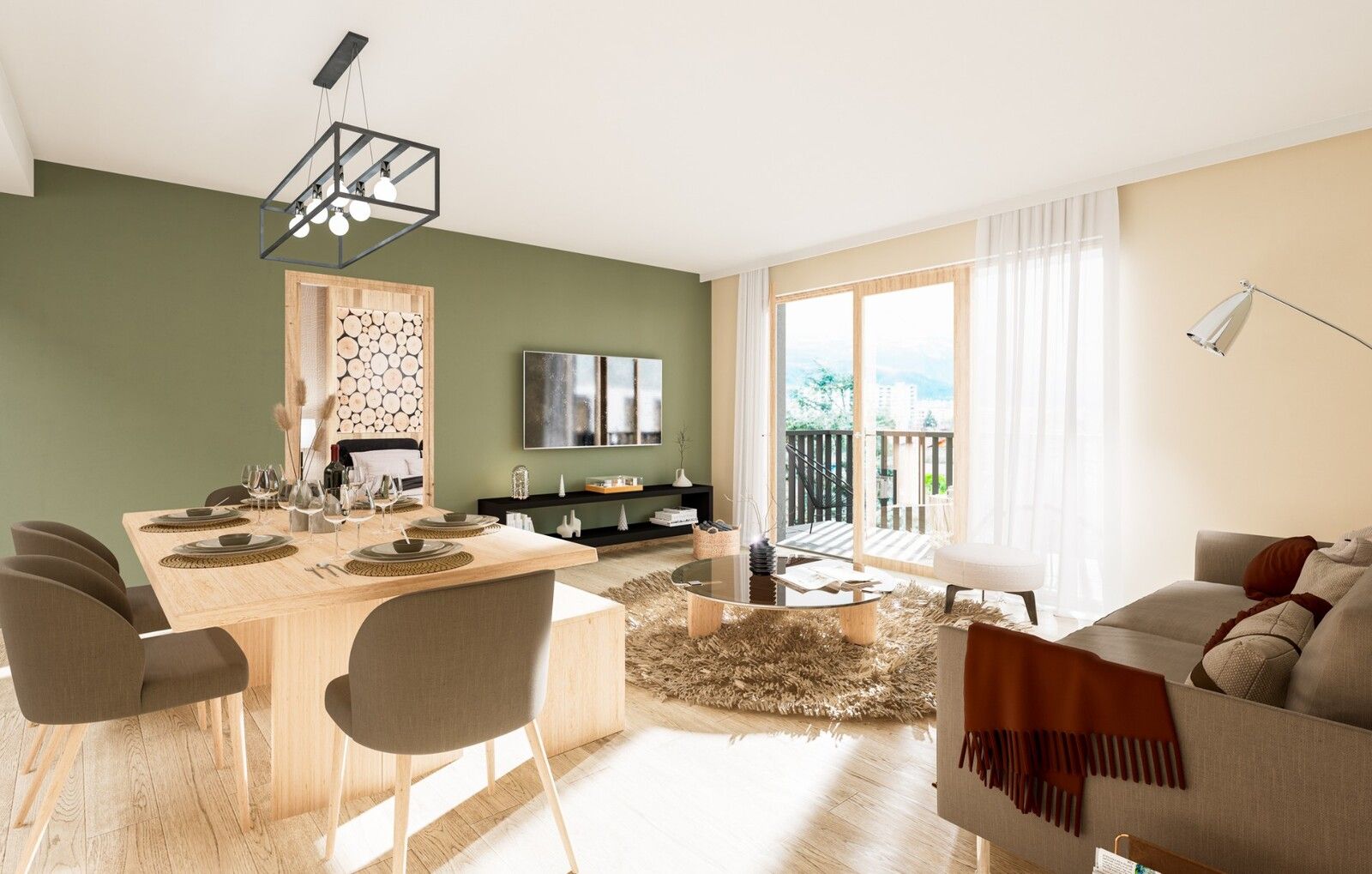 Penthouse 2 chambres à vendre à Chamonix Mont Blanc, Alpes françaises