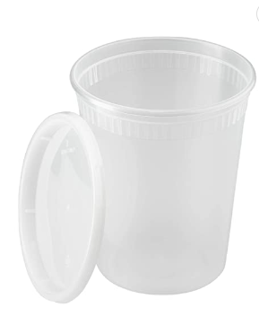 Disposable cereal container, 32oz