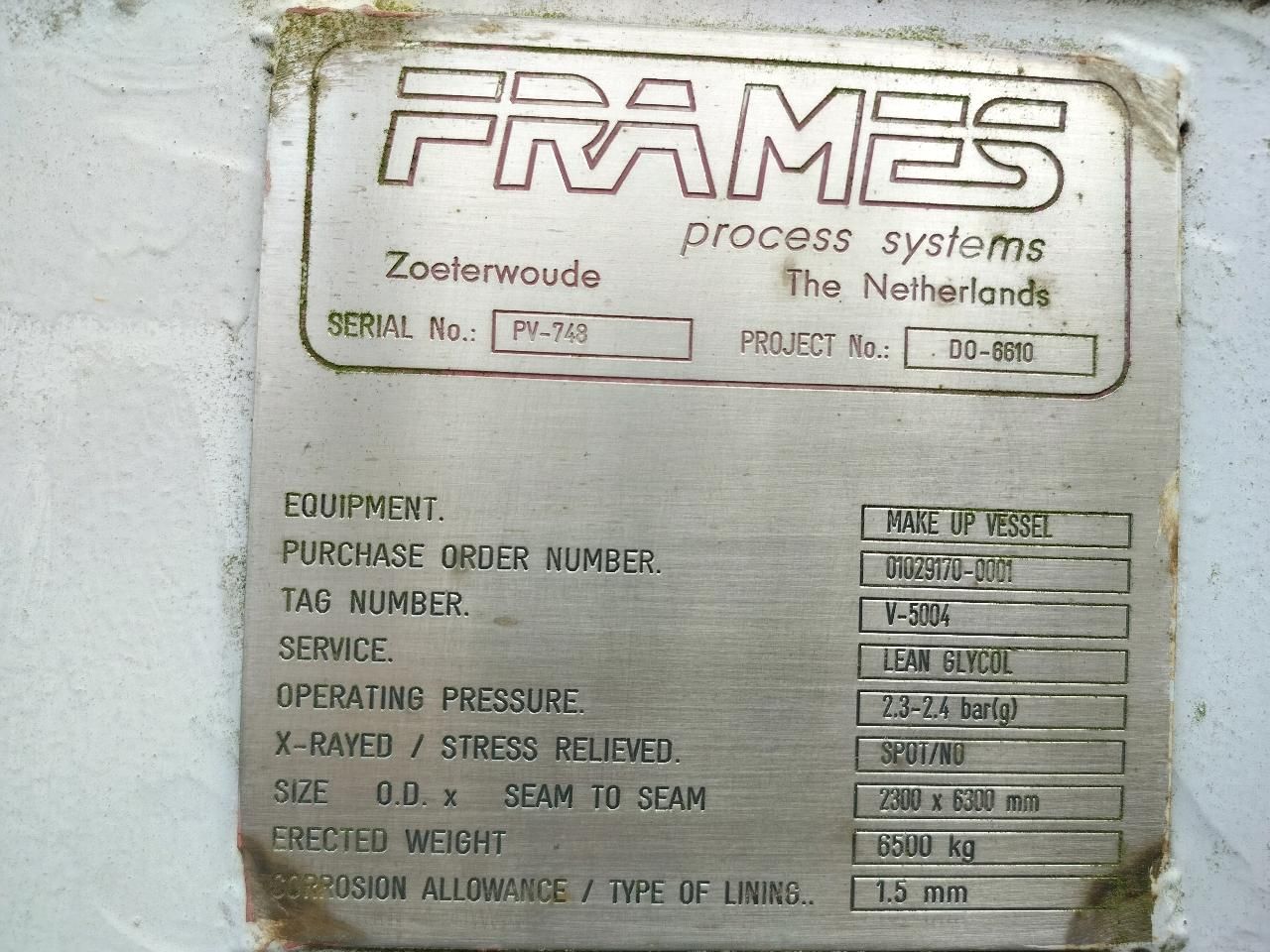 Pressure Vessel-Frames - Image 1