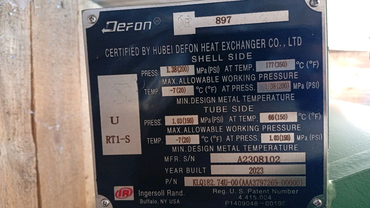 Hubei Defon Shell & Tube Heat Exchanger