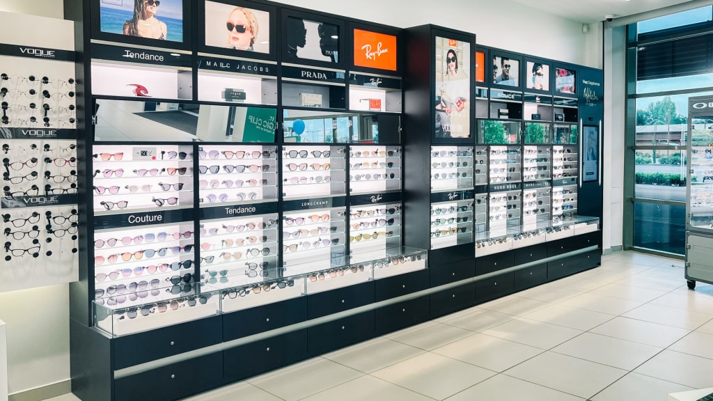 Magasin Opticien Retail Park Porte du Dauphiné 38230 TIGNIEU-JAMEYZIEU intérieur