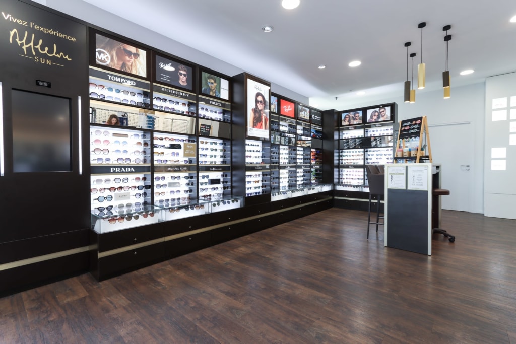 Magasin Opticien 1 rue de L'Union - Village des Voiles 2 59520 MARQUETTE-LEZ-LILLE intérieur