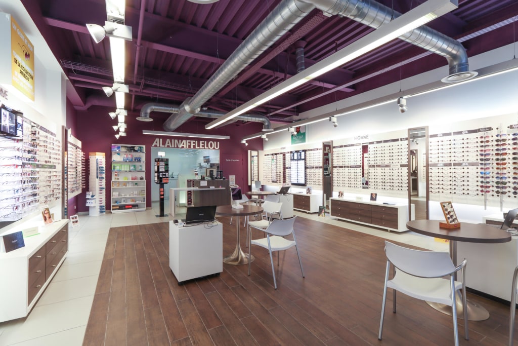 Magasin Opticien C.C. Leclerc 59540 CAUDRY intérieur