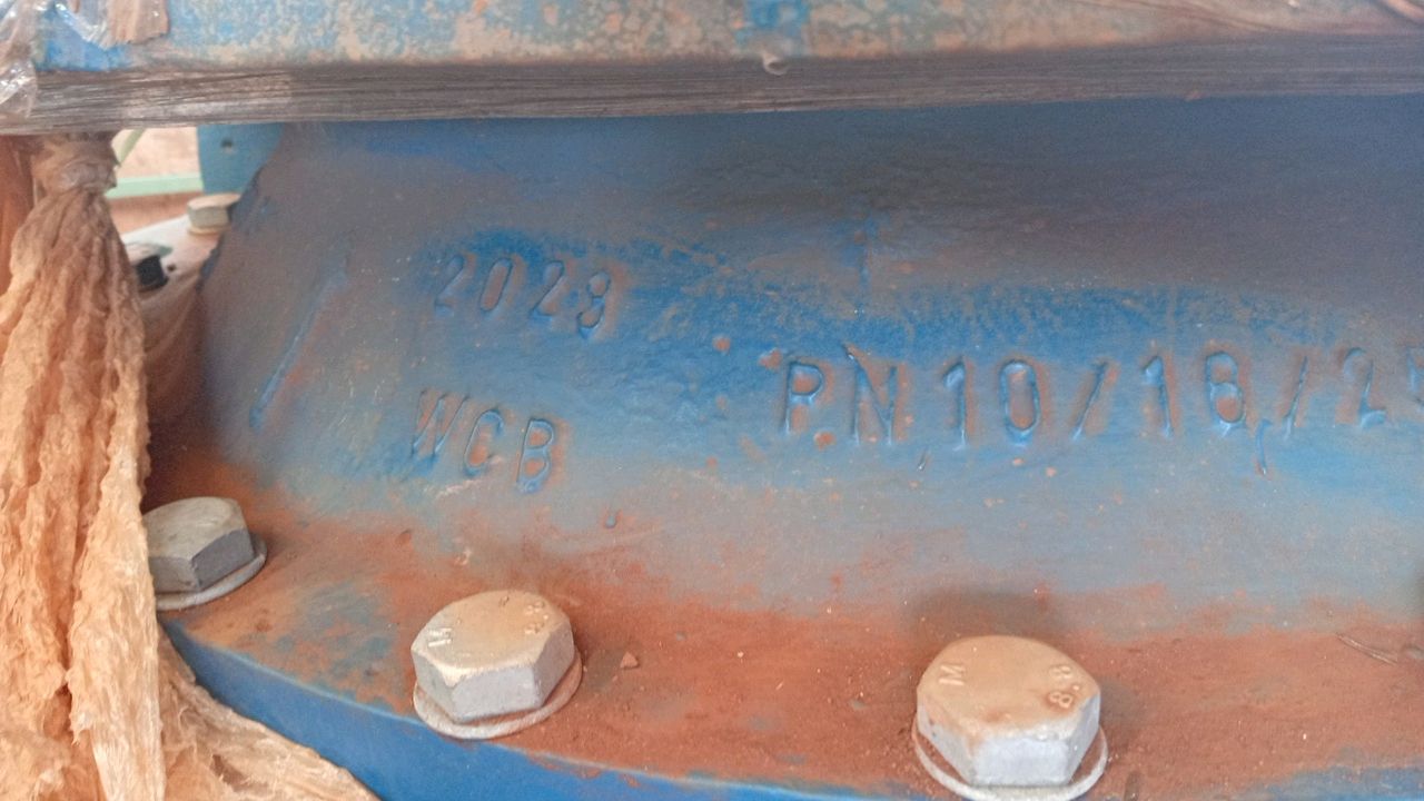 Lot with 3 Butterfly Valve WCB Body DN800