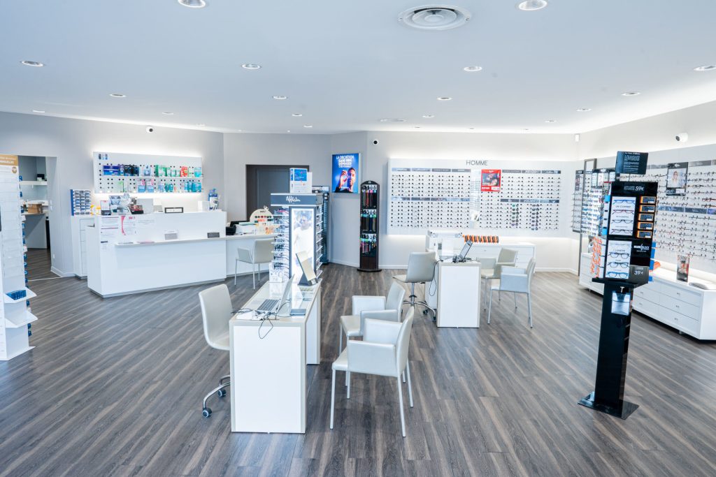 Magasin Opticien 20 rue de la Sapinière 54520 LAXOU intérieur