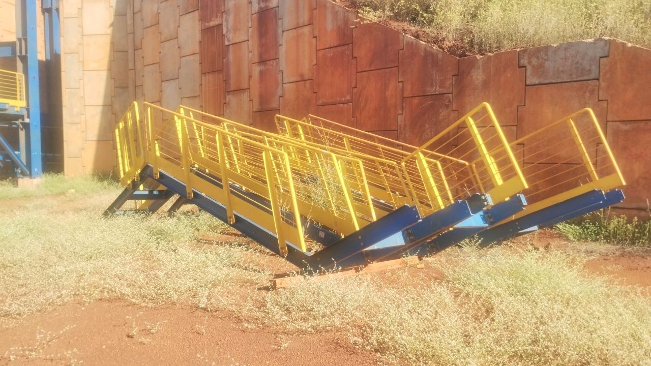 Industrial Metal Structure in Carbon Steel