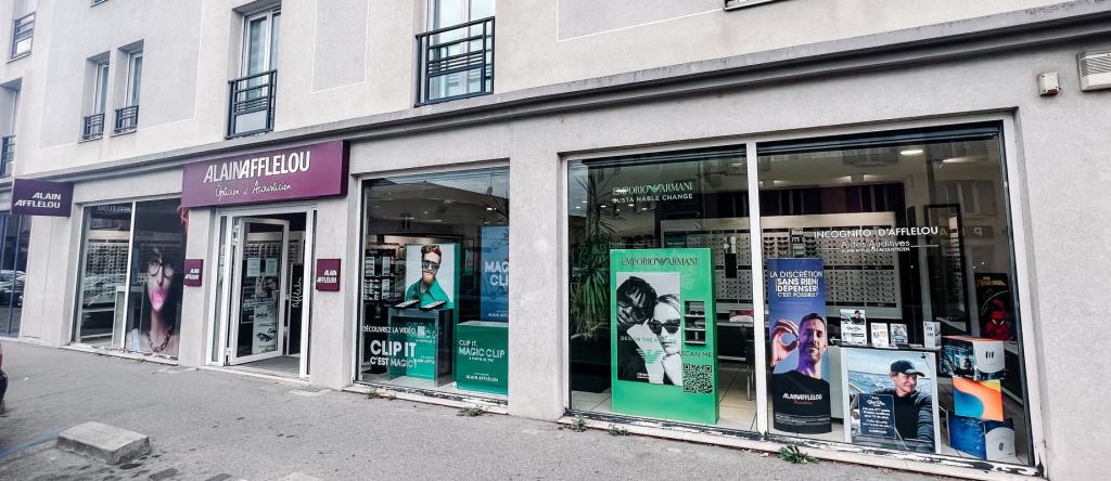 Magasin audioprothesiste 56 rue de la République 69330 MEYZIEU extérieur