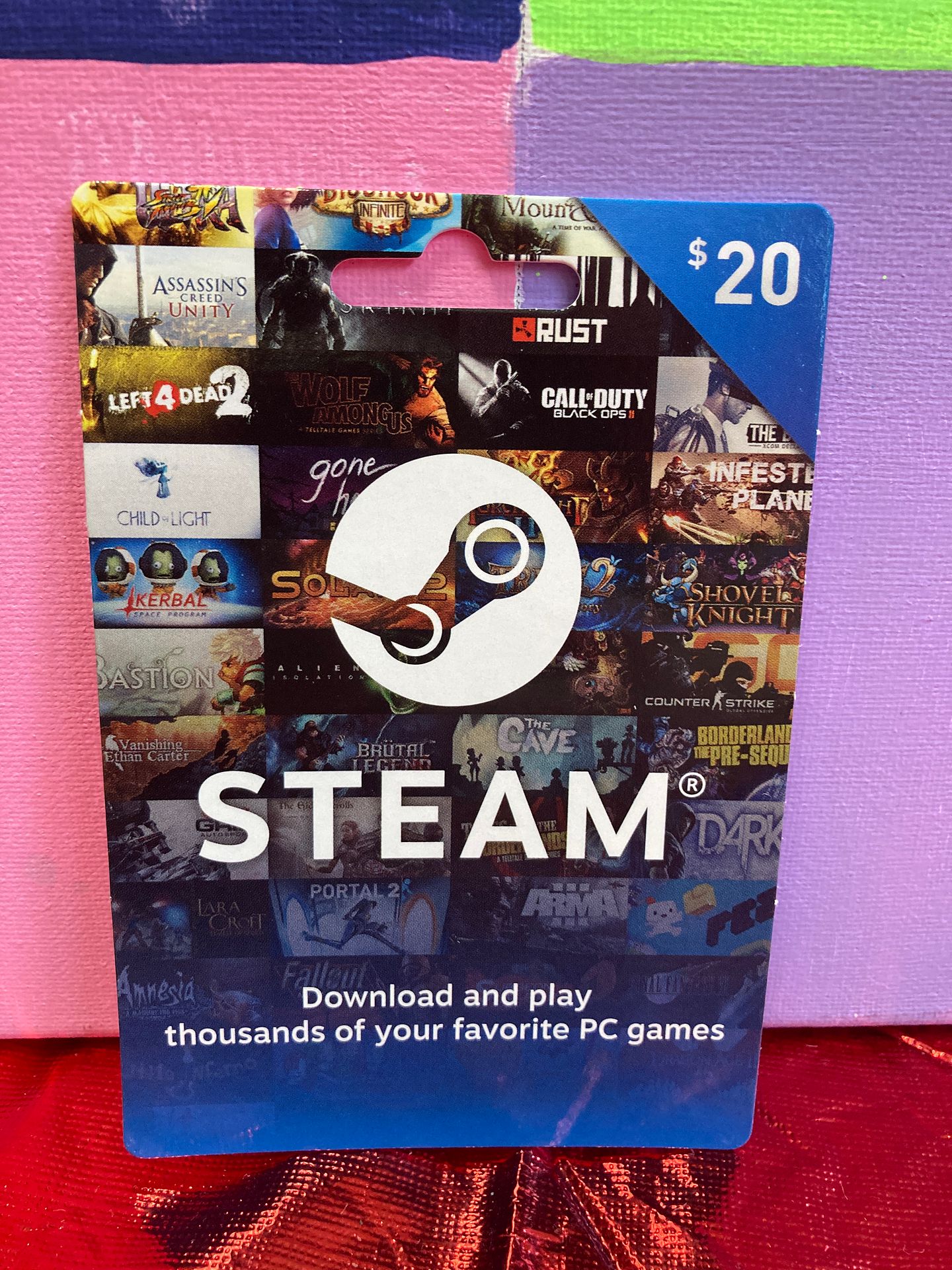 Steam Gift Card ($20)