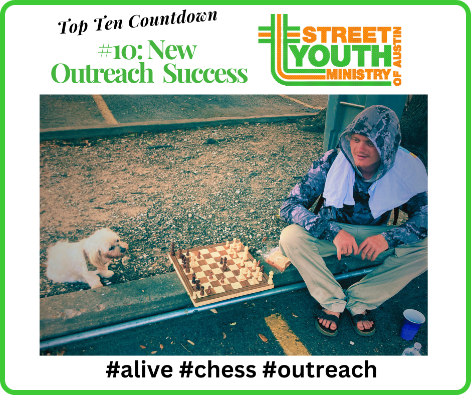 Street Youth Ministry Top Ten Countdown #10: New Outreach Success