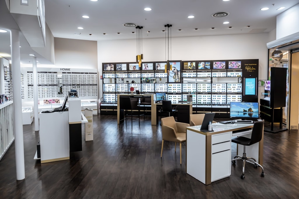 Magasin Opticien C.C. Carrefour La Toison d'Or 21000 DIJON intérieur