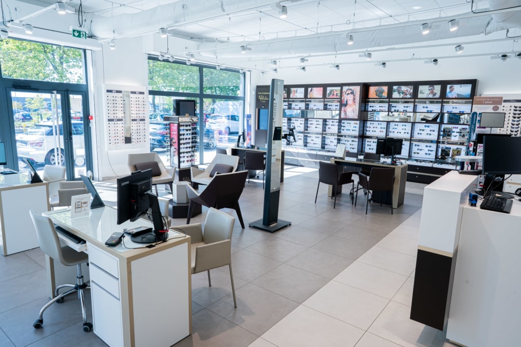Magasin Opticien 25 rue des Pierres Missigault 28630 BARJOUVILLE intérieur