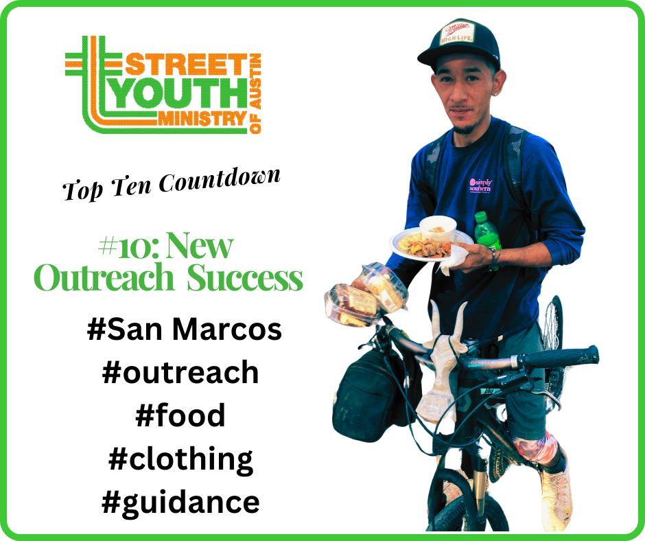 Street Youth Ministry Top Ten Countdown #10: New Outreach Success