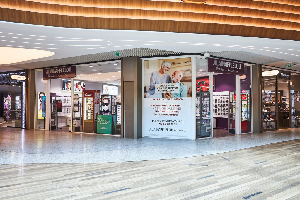 Magasin audioprothesiste C.C. Cap 3000 06700 SAINT-LAURENT-DU-VAR extérieur