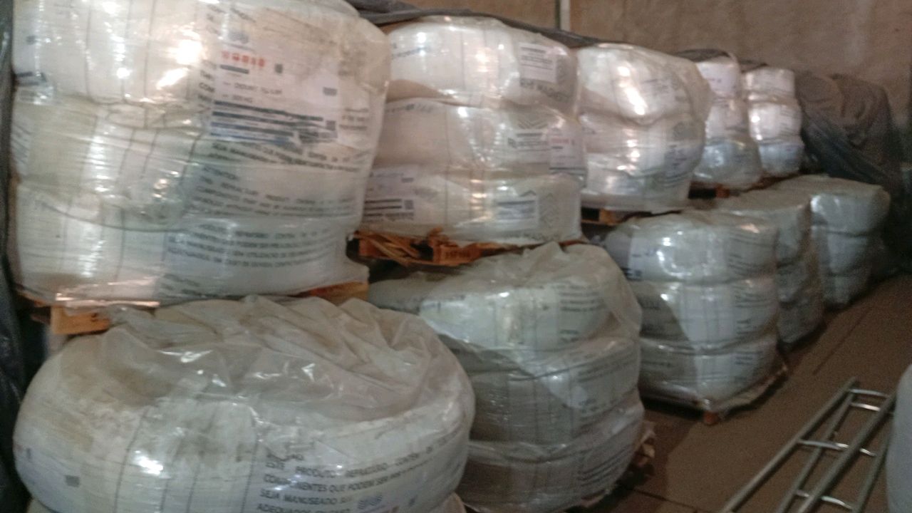 Scrap Cement Bags in Disuse