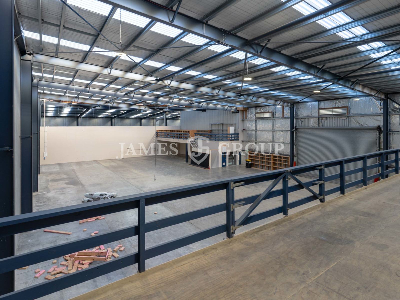 Heavy Industrial Facility With Gantry Crane
