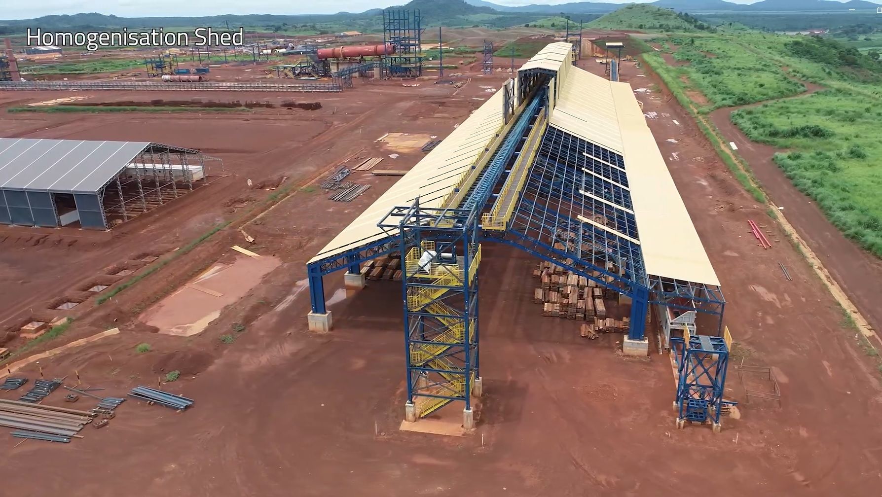 Metal Structure of Homogenization Shed - 746,1 ton