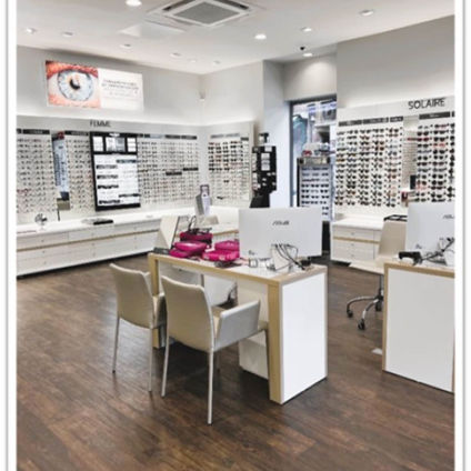 Magasin Opticien 1 rue Gambetta 45500 GIEN intérieur