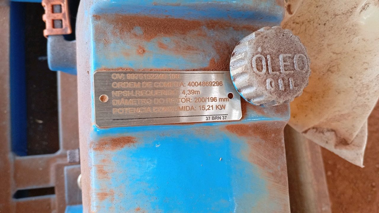 KSB MCPK 65-40-200 GG Centrifugal Pump Set with WEG Motor