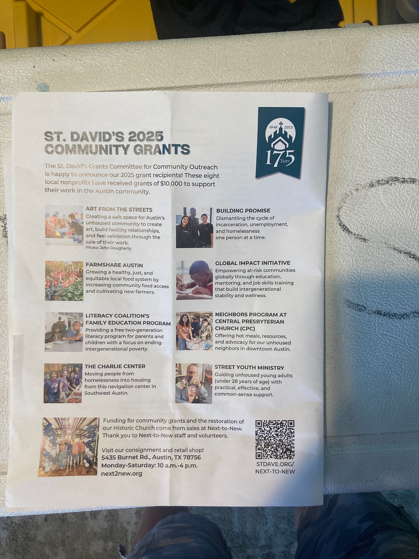 Community Support in Action: Saint Davidβs Grant Fuels Sunshine Thrift and Local
