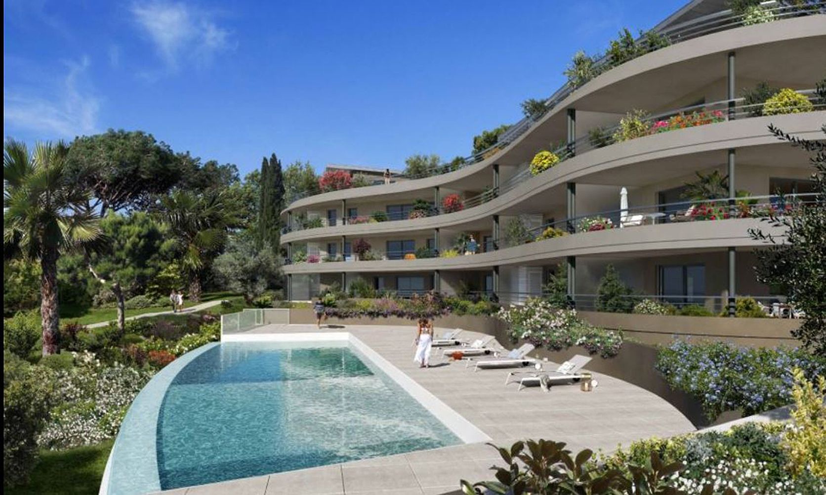  bed Nouveau développement à vendre sur la Côte d’Azur, Sud de la France
