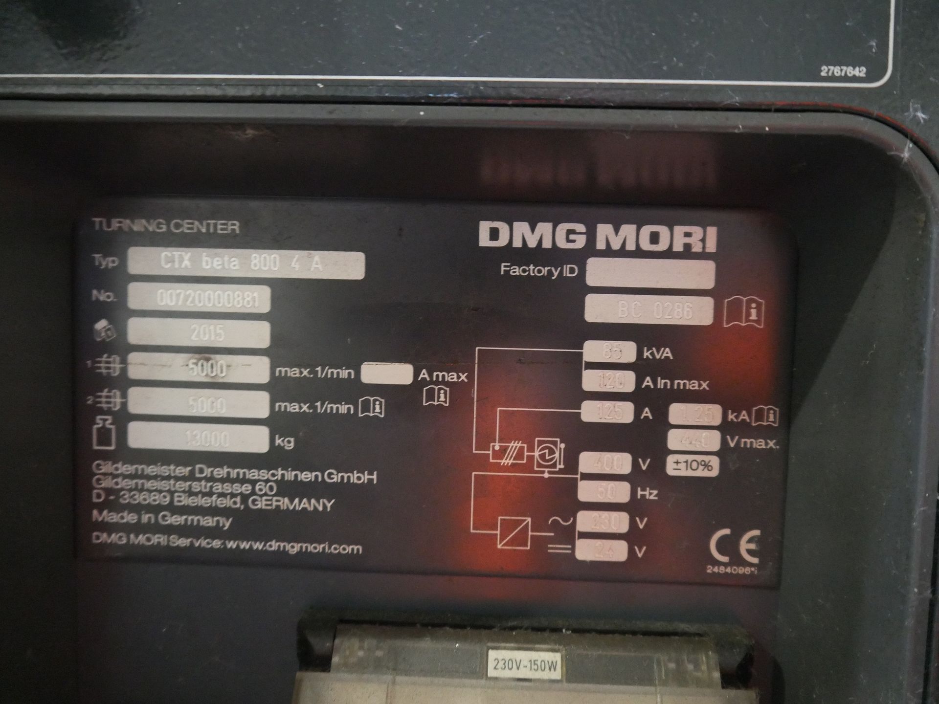 CNC Turning Center DER 9-Gildemeister/DMG Mori - Image 6