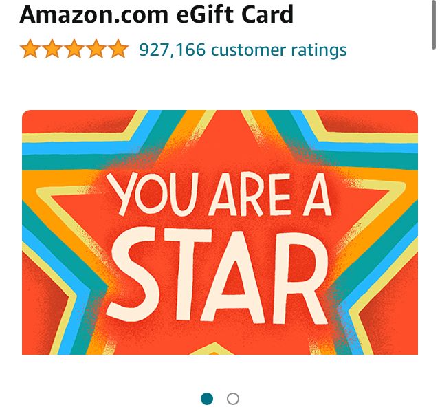 Two Electronic Gift Cards used as Incentives