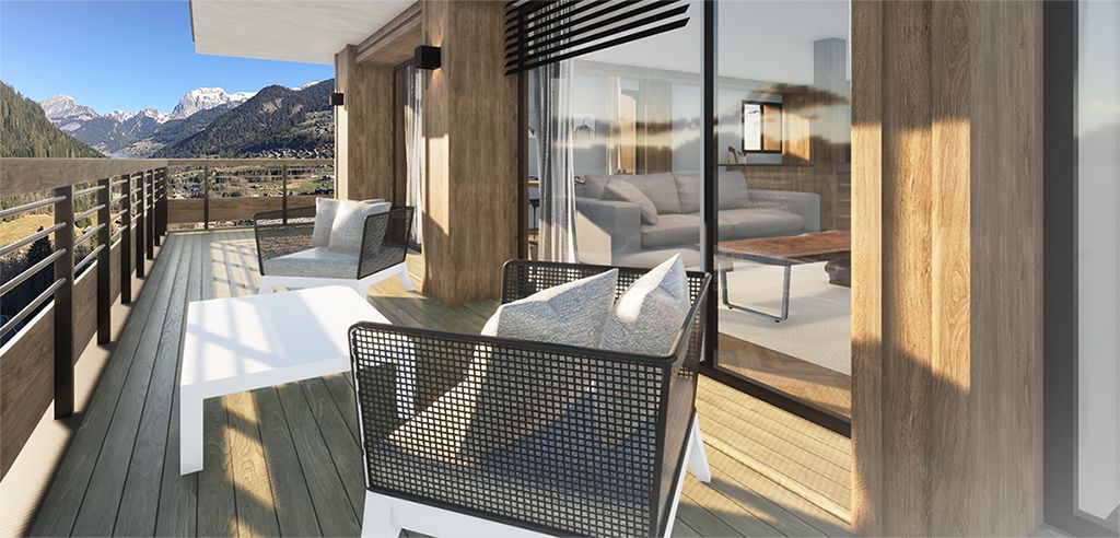 Penthouse 2 chambres à vendre aux Portes du Soleil, Alpes françaises