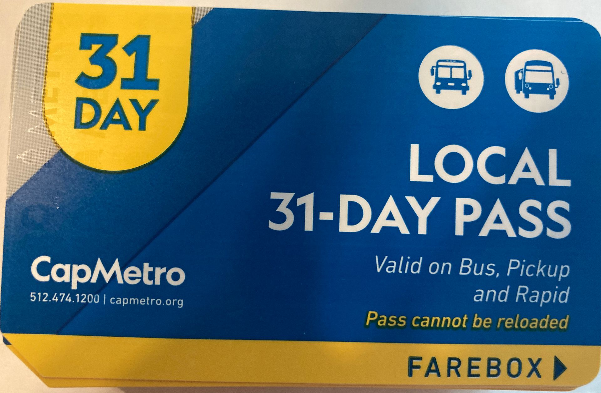 Monthly Bus Pass