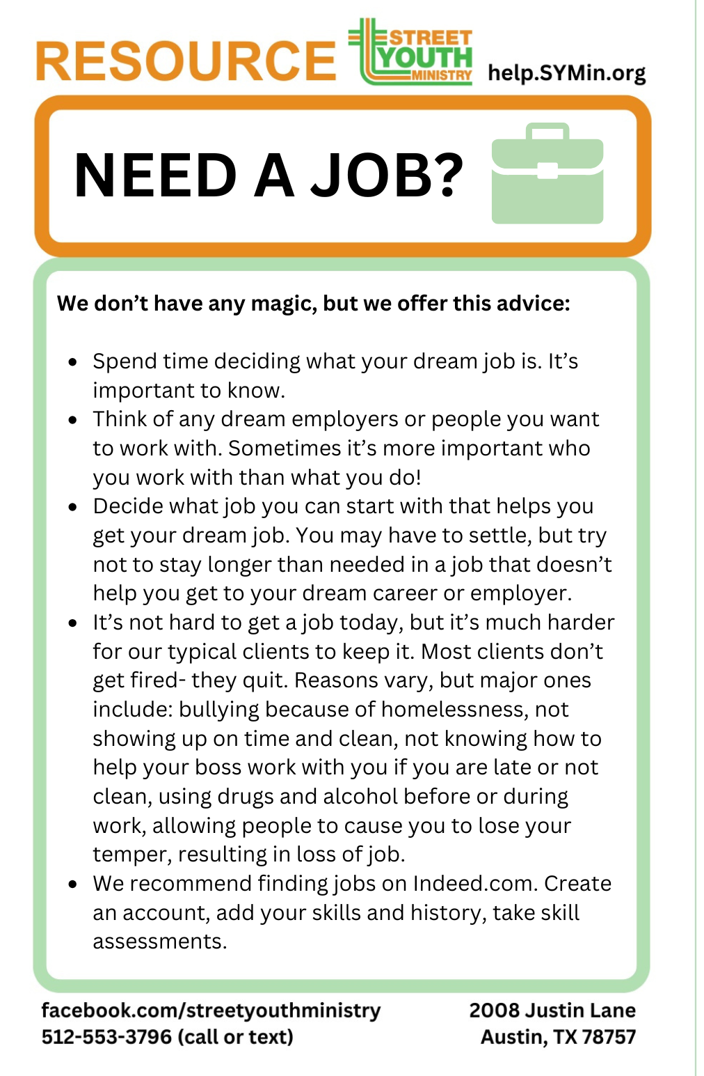 Need a Job? (WRC 10)