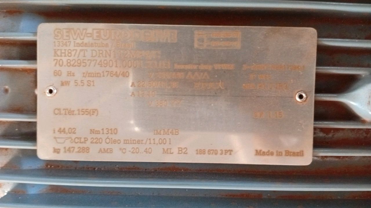 SEW-EURODRIVE DRN112MP4/C Gearmotor 7,5 CV â Reduction 44,02