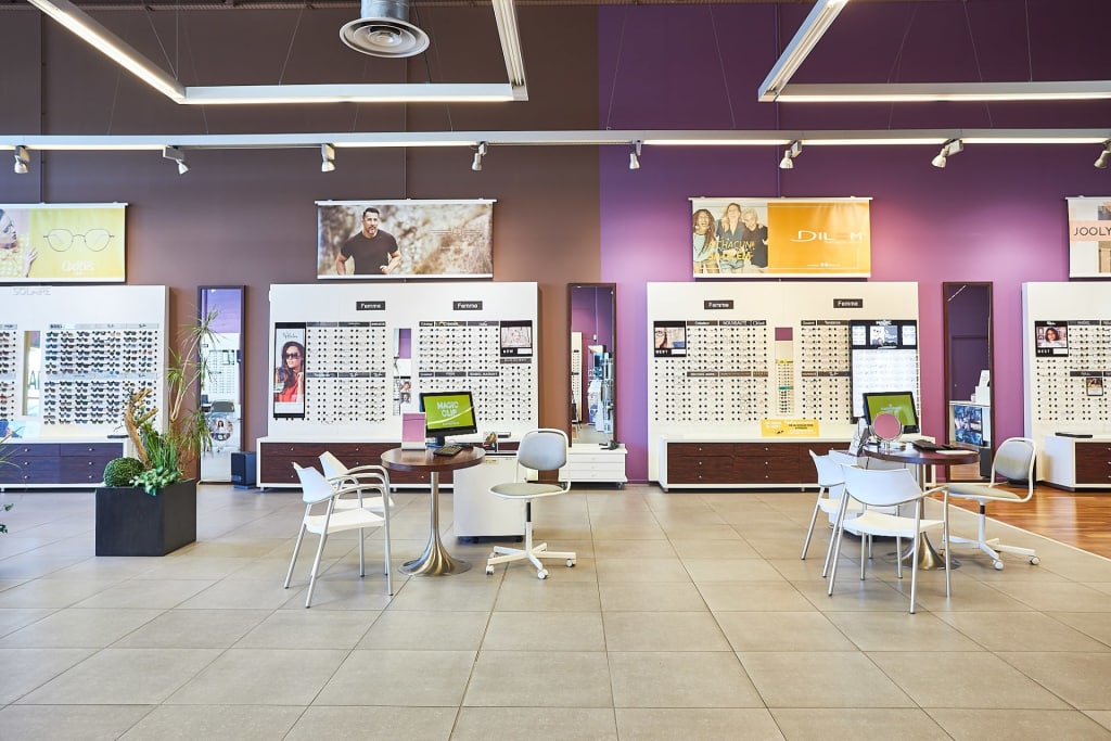 Magasin Opticien 50 avenue Marcou De Langlade 84140 AVIGNON intérieur