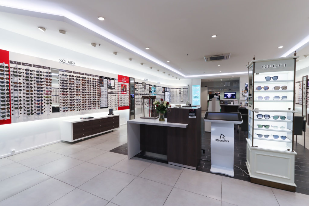 Magasin Opticien C.C. Auchan Route de Vendeville 59155 FACHES-THUMESNIL intérieur