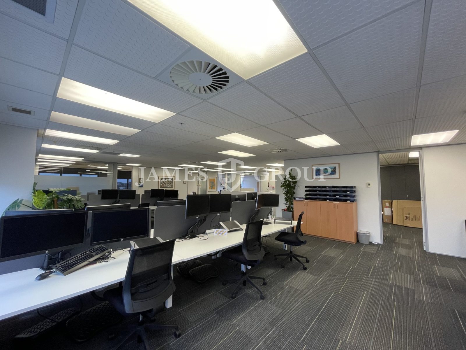 Functional Fitted Office With Balcony Outlook