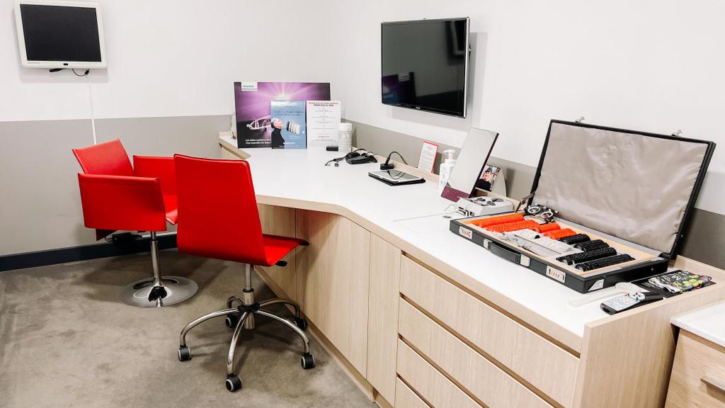 Magasin audioprothesiste ZAC La Baronnie 73330 LE PONT-DE-BEAUVOISIN intérieur
