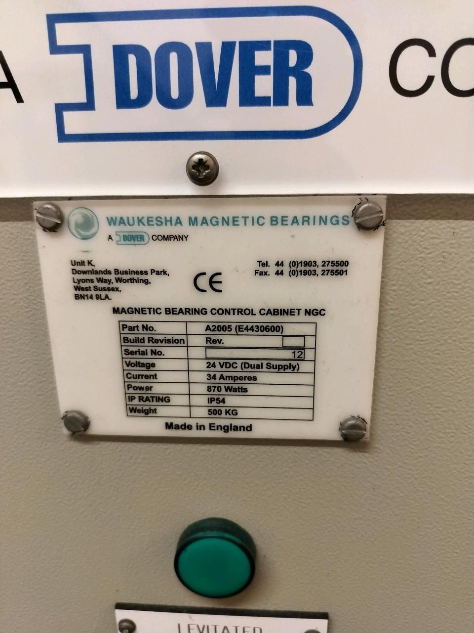 Magnetic bearing system control-Waukesha - Image 5
