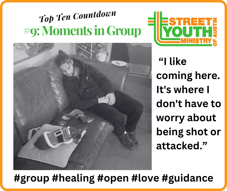 Street Youth Ministry Top Ten Countdown #9: Memorial Quotes from Clients