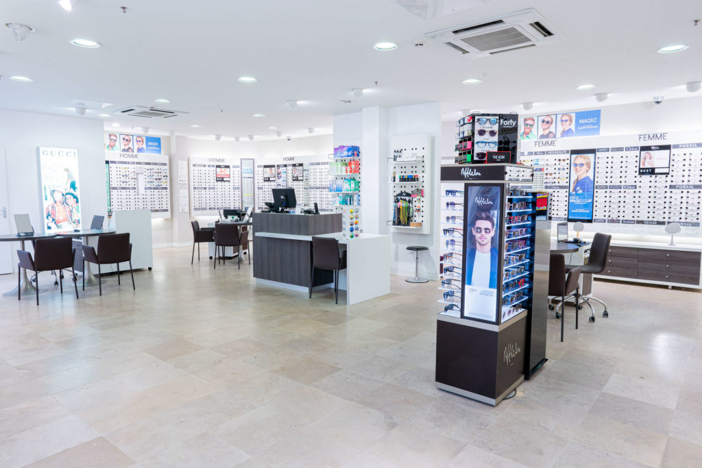 Magasin Opticien C.C. Cora 57300 MONDELANGE intérieur