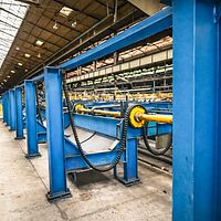 Heat Treatment Line with Cutting Saw at the end for Sampling-ITG Indultionsanslagen - Image 3