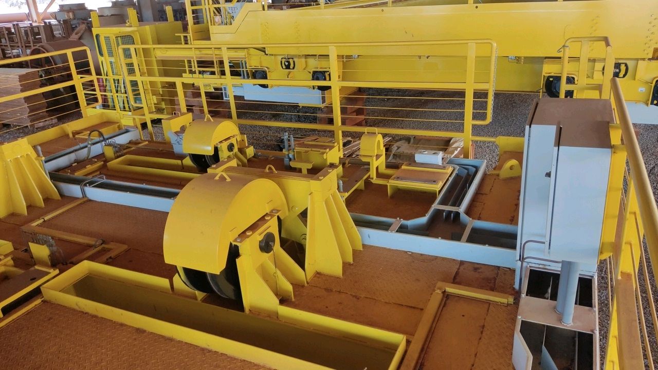 72 Ton Bitrole Industrial Overhead Crane with Control Panel
