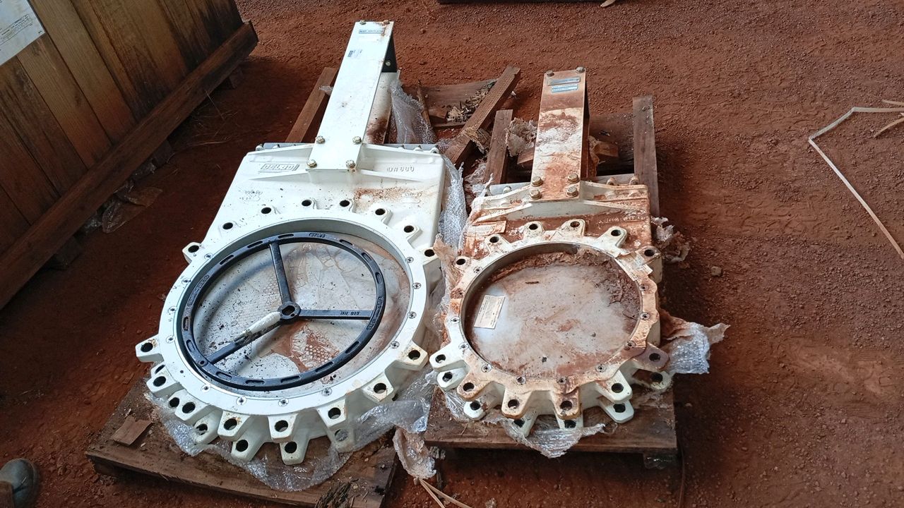 Knife Gate Valves DN600 and DN400 – Full Port – Delbo / TMWEL