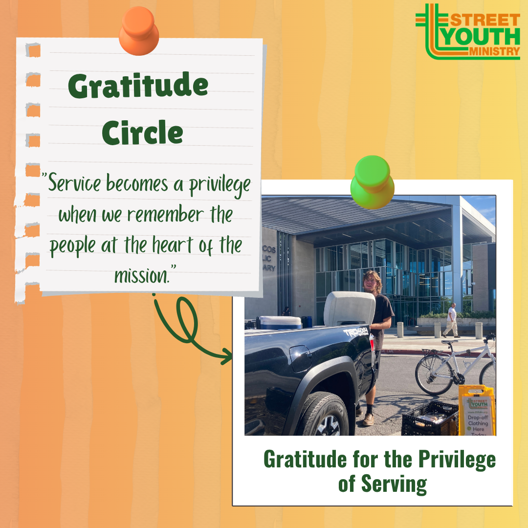 Gratitude for the Privilege of Serving