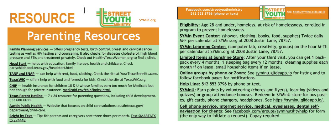 Parenting Resources (RC 22)