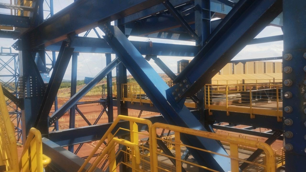 Industrial Metal Structure in Carbon Steel