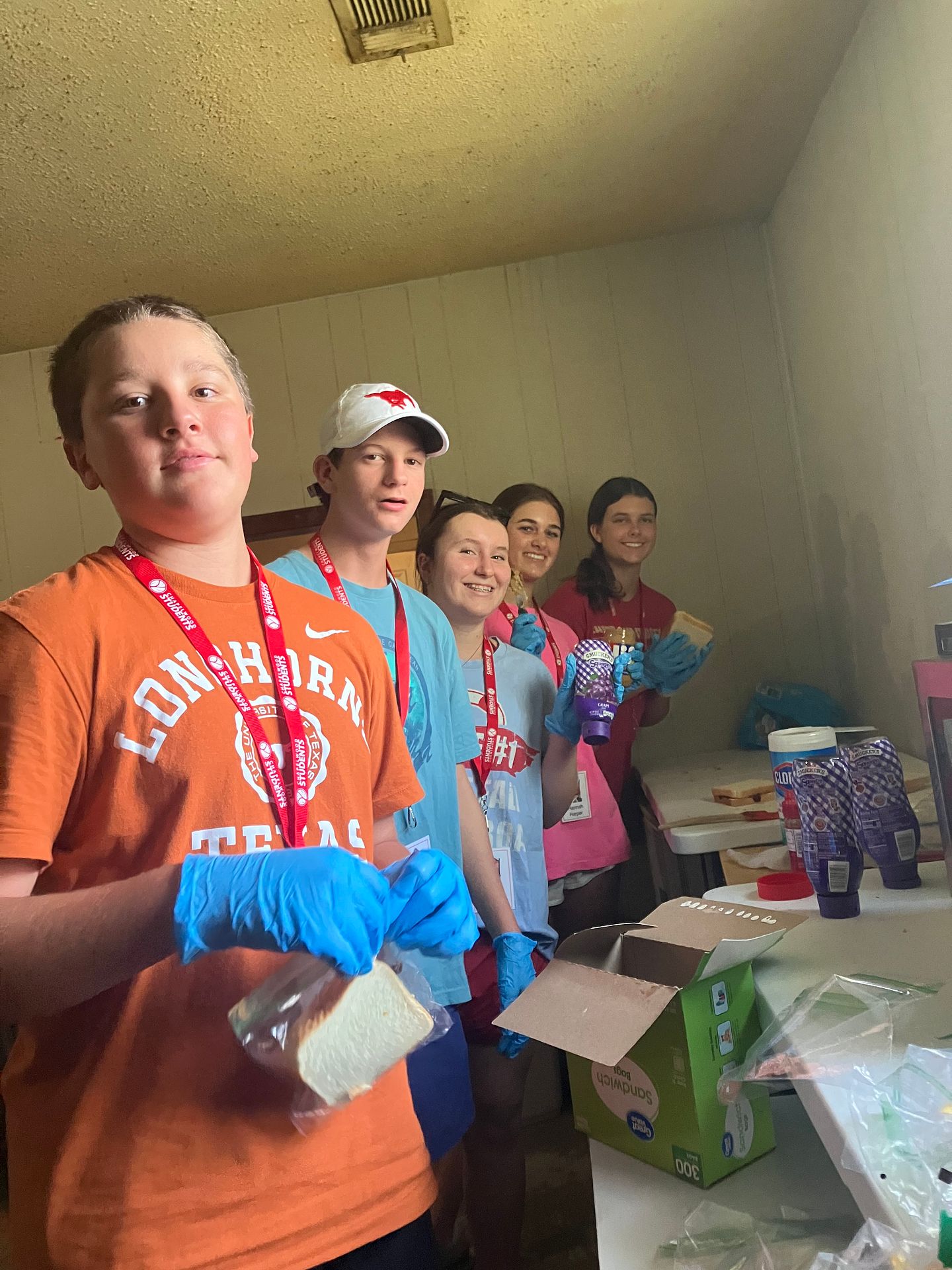 People make sandwiches all the time for outreach!