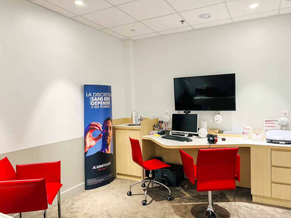 Magasin audioprothesiste C.C. Carrefour 76360 BARENTIN intérieur