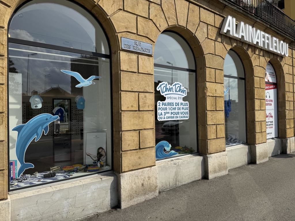 Magasin Opticien Rue du Lac  48 1400 YVERDON-LES-BAINS extérieur