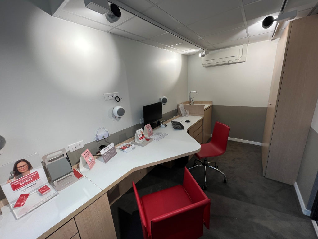 Magasin audioprothesiste 168 rue Général de Gaulle 69530 BRIGNAIS intérieur