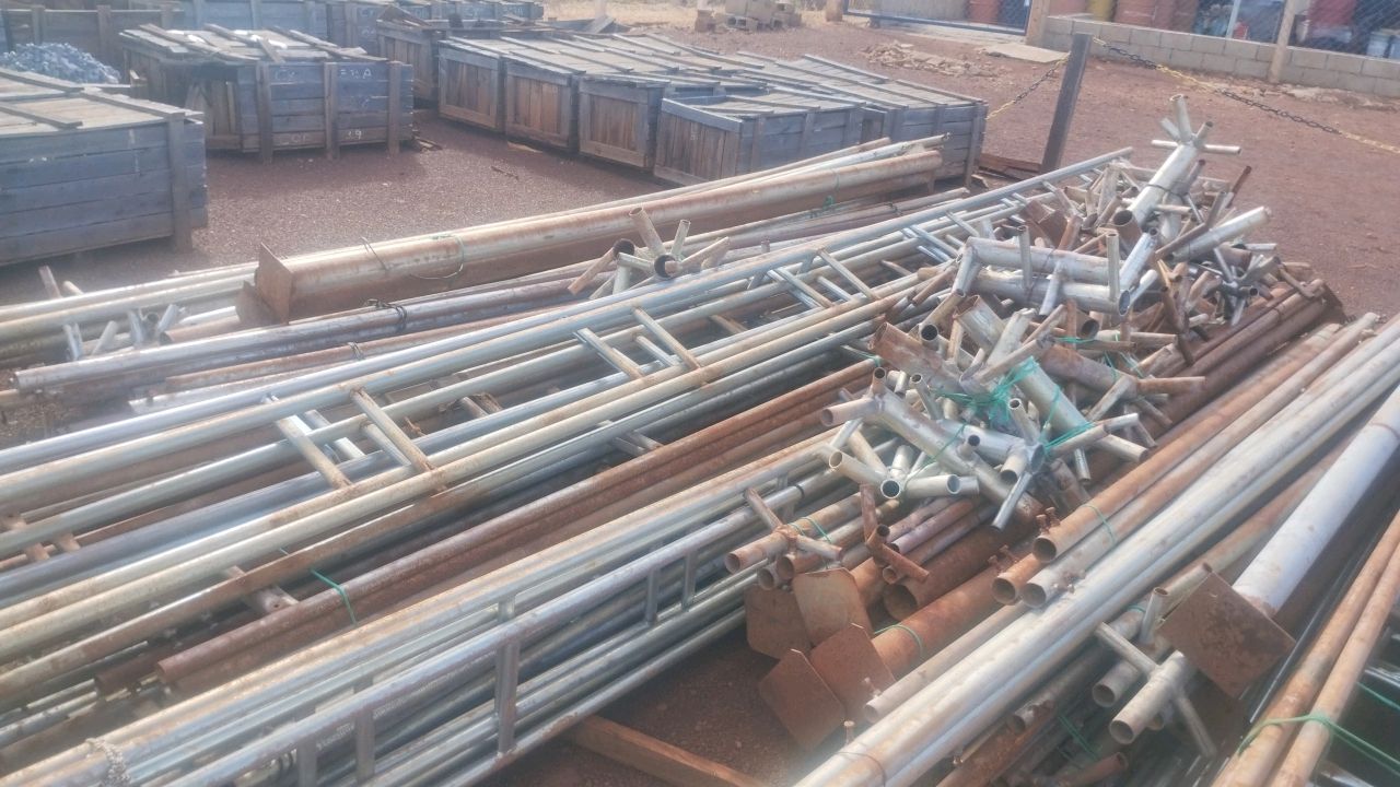Scrap Frame for Tents and Scaffolding