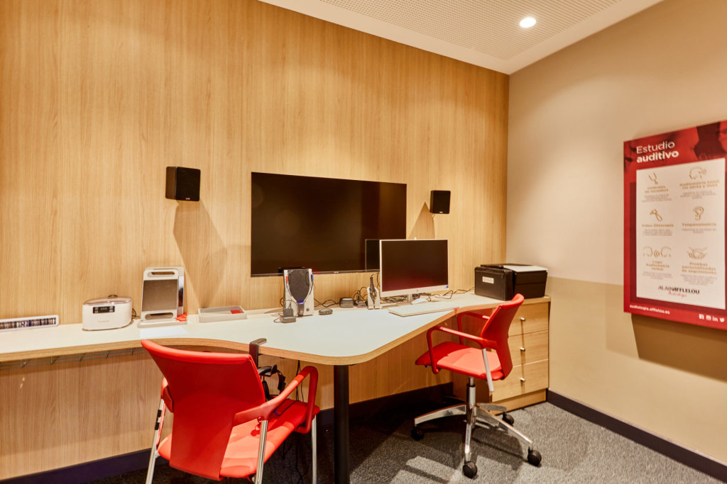 Tienda audiólogo calle alcalá 168 28028 Madrid interior